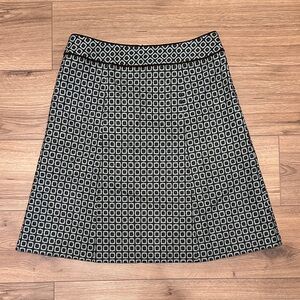 Oasis Vintage Geometric A-Line Skirt